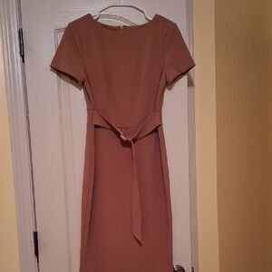 Calvin Klein Tan Midi Dress